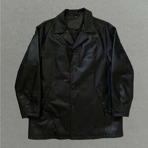 Vintage 90’s St John’s Bay Men’s Leather Jacket. Size XL.